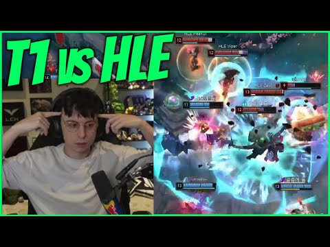 Caedrel Reacts To T1 VS HLE - Last Spot For MSI