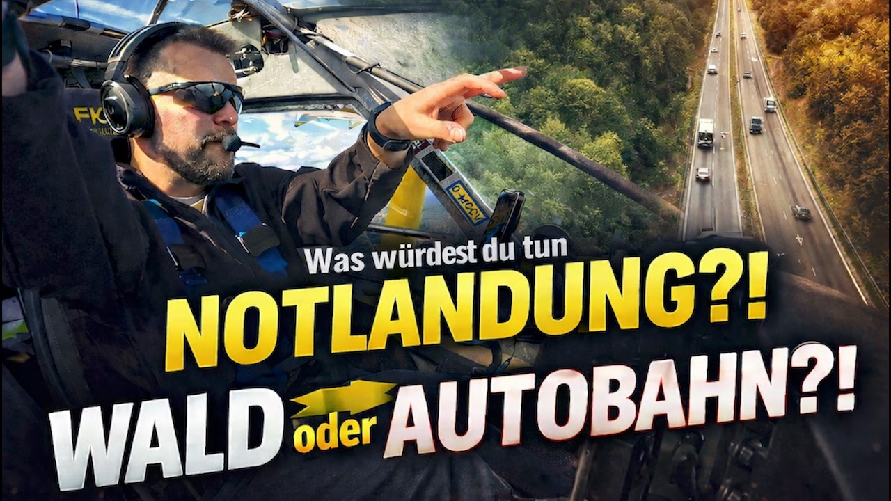 Wie würdest du entscheiden? Autobahn oder Wald? Cockpit-Talk