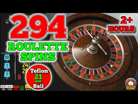 Day 30: 294 Roulette Spins  - Teflon Ball 21mm - Test Your Roulette Strategy!