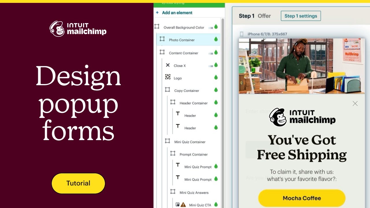 How to Design & Style Popup Forms in Mailchimp video thumbnail
