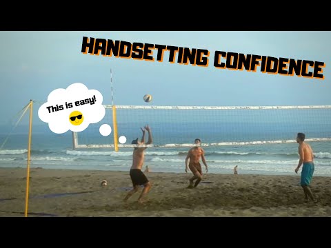 Beach Volleyball Handsetting Confidence Drill