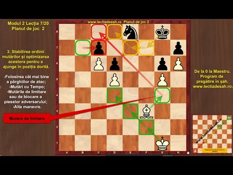Lecția de șah: Planul de joc în șah