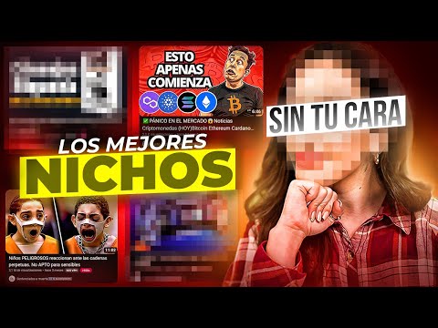 , title : '11 Mejores NICHOS para Ganar Dinero en YouTube SIN mostrar tu Cara'