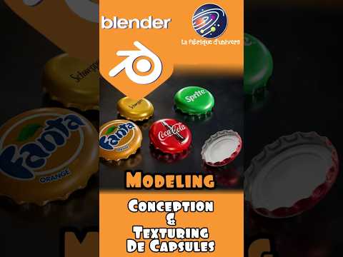 Tuto Blender FR  Modeling/Texturing - Capsule Parfaite Rapide #blendertutorial #blendertricks
