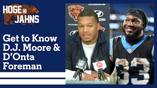 Getting to know D.J. Moore & D'Onta Foreman with Joe Person | Hoge & Jahns