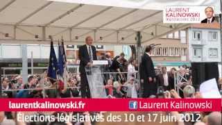 preview picture of video 'François Hollande Forbach Laurent Kalinowski 2012 Elections législatives'