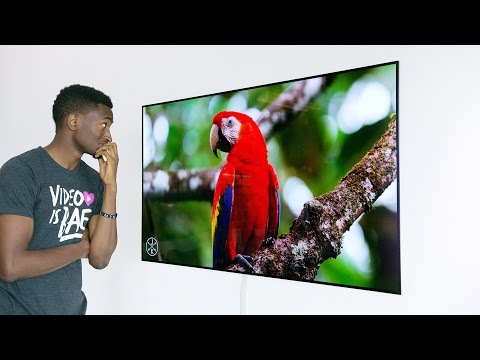 image-How thin is a wallpaper OLED TV screen?