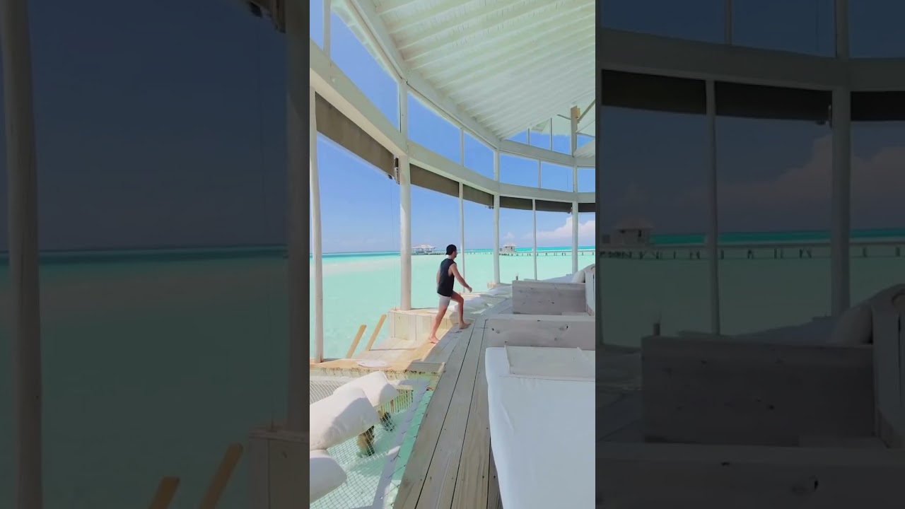 This is an INCREDIBLE swimming pool in Maldives