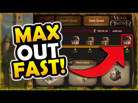 FASTEST WAY TO COMPLETE - DAILY ROUTINE - War and Order