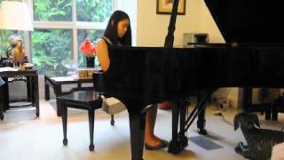 Jaye's performance - piano recital 2012