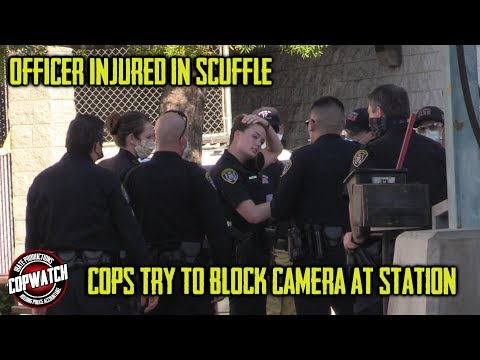 Copwatch | Officer Injured in Scuffle | Cops Try to Block Camera at ...