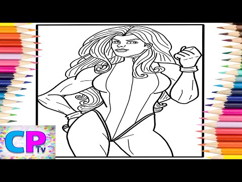 She Hulk Coloring Pages/She Hulk Looks Great/Marin Hoxha & Caravn - Eternal [NCS Release]