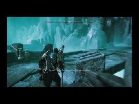 Giant wolf chase kratos and atreus