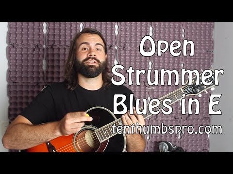 Easy Beginner E Blues Guitar Lesson - Easy Blues Guitar Tutorial
