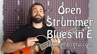 Easy Beginner E Blues Guitar Lesson - Easy Blues Guitar Tutorial