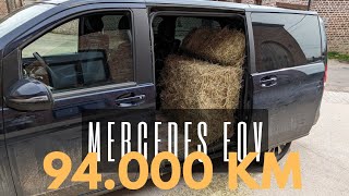 Eerste KOSTEN aan MERCEDES EQV na 94.000 km is laad klep vergrendeling stuk