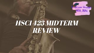HSCI 423 midterm review zoom