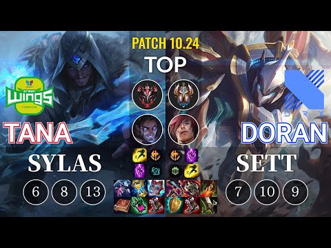 JAG TaNa Sylas vs DRX Doran Sett Top - KR Patch 10.24