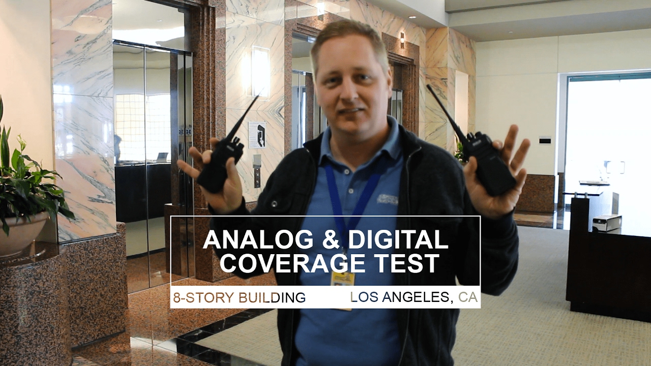 Two-Way Radio Coverage Test - Analog vs Digital