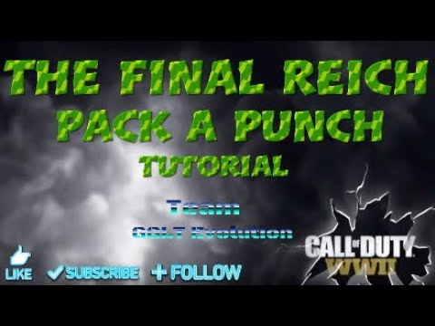 Call of Duty WW2 Zombies The Final Reich  Pack a Punch Tutorial