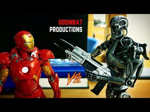Iron-Man (Mark VII) vs The Terminator (T-800)