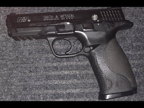 Smith \u0026 Wesson M\u0026P 40 Pistol Air Gun Review : Umarex Airguns Handgun