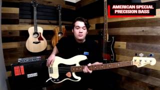 Video thumbnail for Fender American Special Precision Bass by napervillemusic