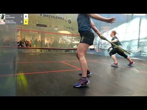 Małgorzata Kornowska - Kinga Szymaniak PSA Mistrzostwa Polski Seniorów H. Skrzydlewska (IMP) 2022