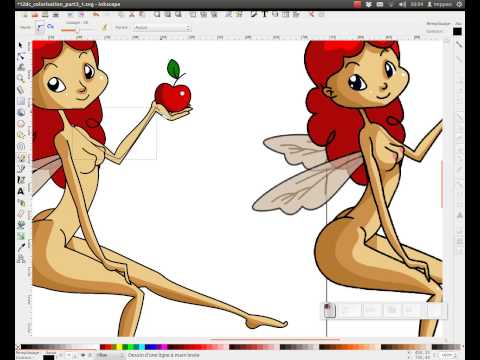 comment colorier avec inkscape