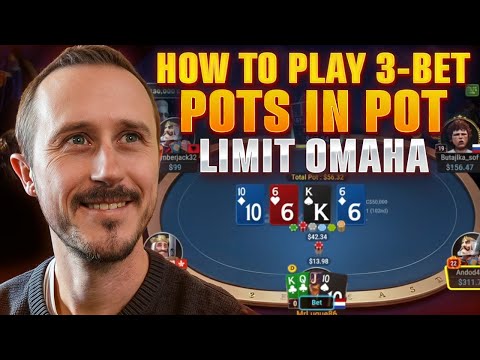 How to Play 3-Bet Pots in Pot Limit Omaha #poker