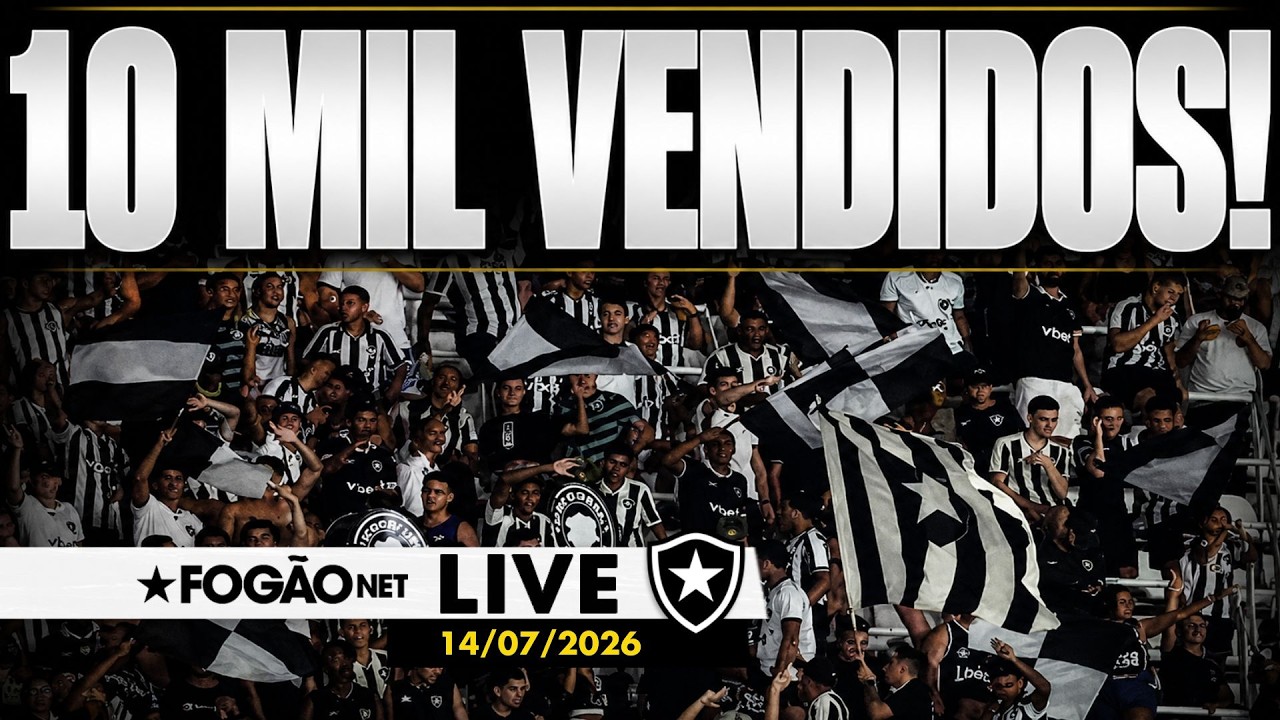 LIVE | Volta do Botafogo tem 10 mil ingressos vendidos; Franclim foca em furar retrancas