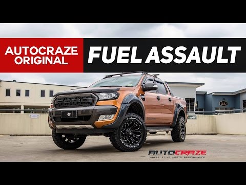 Anthony & Andrew's Assault - Fuel Assault Wheels - Ford Ranger Wildtrak Rims  | AutoCraze