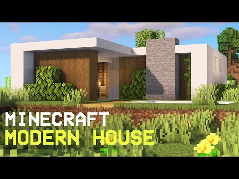 Minecraft: How to build a Modern Survival House | Tutorial