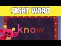 KNOW Let S Learn The Sight Word KNOW With Hubble The Alien Nimalz Kidz Songs And Fun