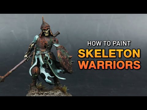 How To Paint Soulblight Gravelords Skeletons | QUICK & EASY!