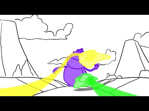 Kerwhizz Fan Animatic - 05 The Daring Dino Dash (Red Team)