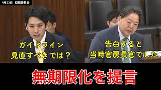 激動の時代に「10年限定」は通用するか？国民民主・奥村議員がJICT存続期間の見直しを迫る