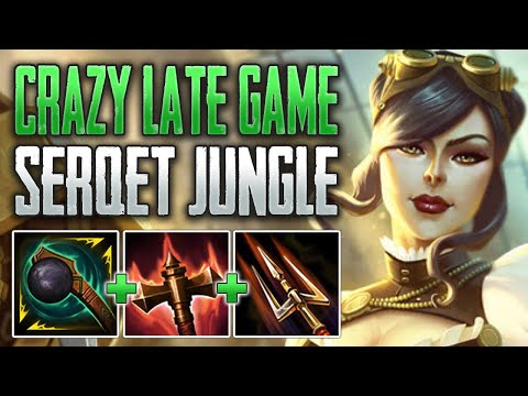 REALLY CLOSE GAME! Serqet Jungle Gameplay (SMITE Conquest)