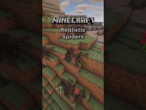 MINECRAFT Realistic Spiders...