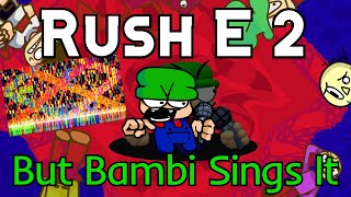 Cover art for Rush E 2 but bambi sings it
