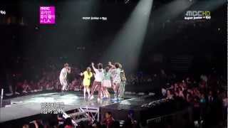 [1080p HD] Super Junior "Oppa, Oppa" &amp; "Oops!" Performaces at SM Town LA on Korea |\/|usic \/\/@ve