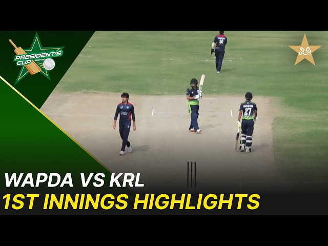 1st Innings Highlights | WAPDA vs KRL | President’s Cup Grade I 2025-26 | PCB | M2V13