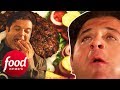 Will Adam Be The 1st Person To Beat The 6 LB Big Ugly Challenge? | Man v Food