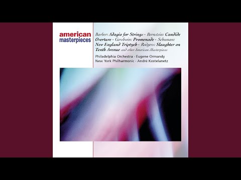 New England Triptych (Three Pieces for Orchestra after William Billings) : II. When Jesus Wept