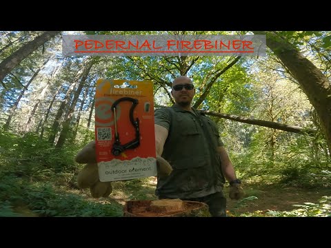 PEDERNAL ESTILO MOSQUETON FIREBINER DE LA OUTDOOR ELEMENT. VIDEO EN ESPANOL