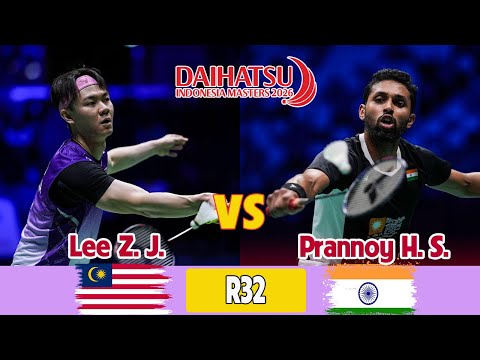 LEE Zii Jia (MAS) vs PRANNOY H. S. (IND) R32 MS DAIHATSU Indonesia Masters 2026