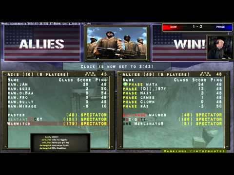 RTCW Alliance Cup: Raw vs. Phase - Playoffs