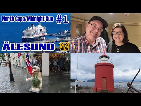Ålesund (Norway), Molja Lighthouse, Storhaugen Park, Port Shopping - HAL North Cape/Midnight Sun