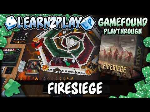 Learn to Play Presents: Gamefound Solo Play Through for Firesiege