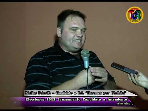 03 Alto Alegre: Omar Tavella presentó a Matias Peiretti como candidato a Intendente del oficialismo